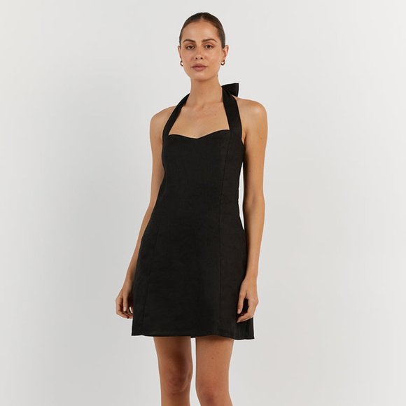 DISSH Dresses & Skirts - DISSH LINEN MINI DRESS (NEW WITH TAGS)